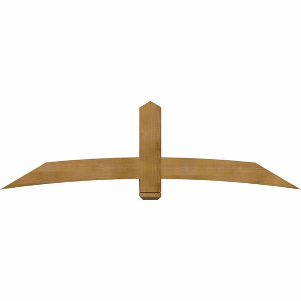 Ekena Millwork Bellingham Rough Sawn Timber Gable Bracket, Western Red Cedar, 84"W x 24"H x 6"D x 6"F, 7/12 Pitch GBW084X24X0606BEL00RWR - main